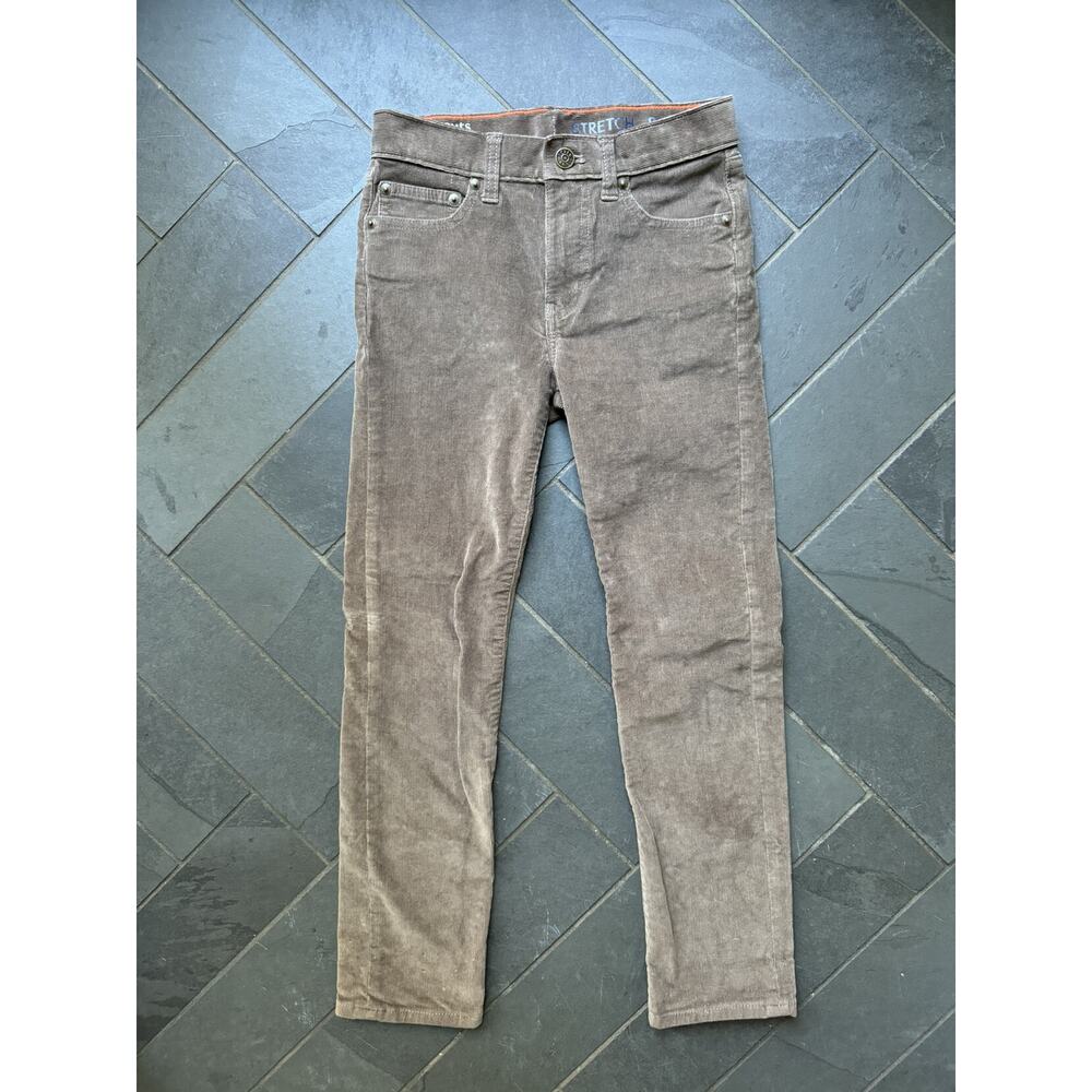Crewcuts Stretch Brown Cords size 8